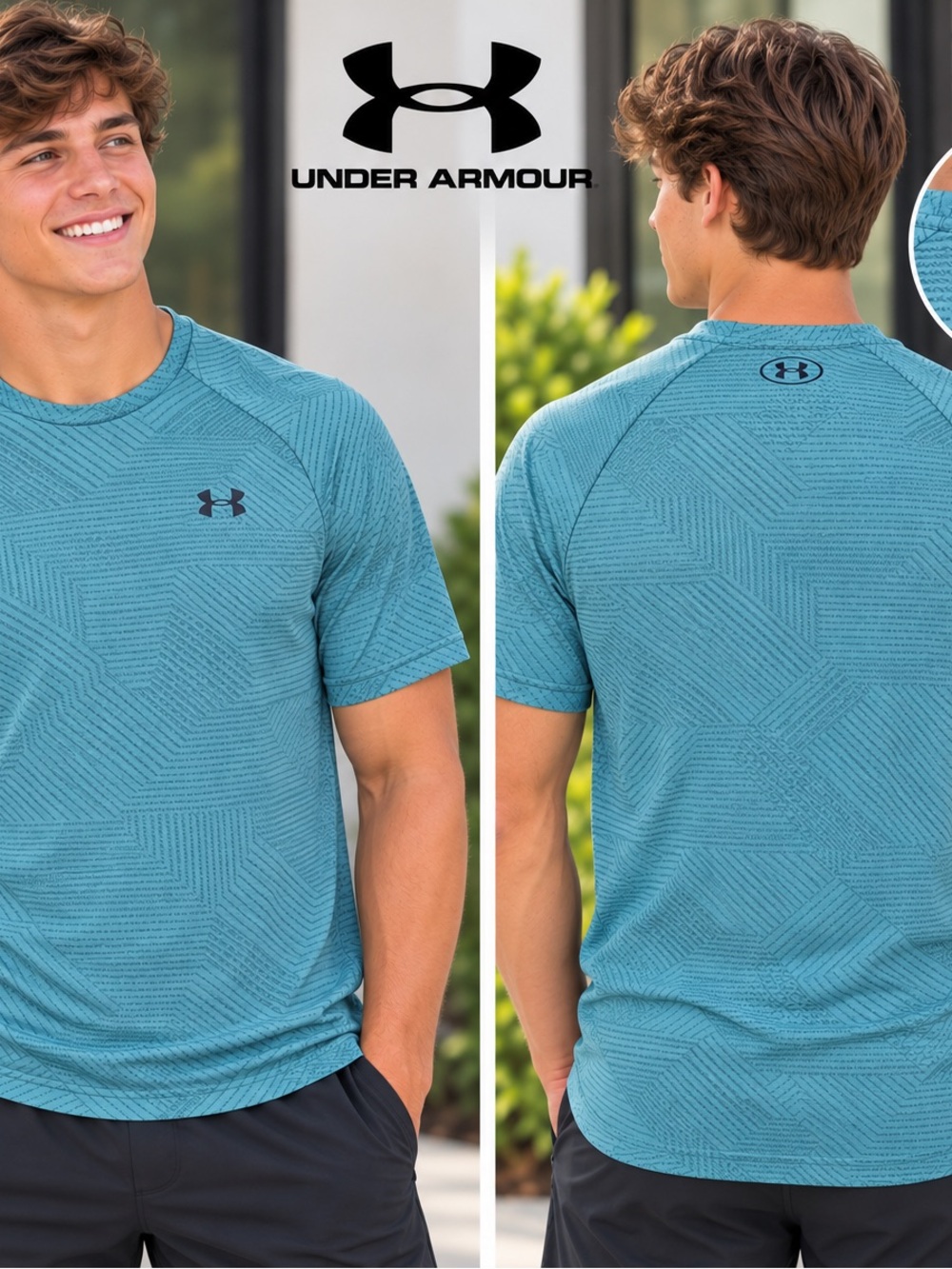 Under Armour Men’s Aqua Performance Short-Sleeve Tee size small